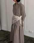 A BRONZE AGE - CHEMISE ROBBIE - SANDY PLAID - AH26
