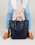 ELEVEN THIRTY - ROMY TOTE BAG - BLACK LEATHER