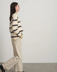 B SIDES - SLIM LASSO JEANS - CHALK OVERDYE