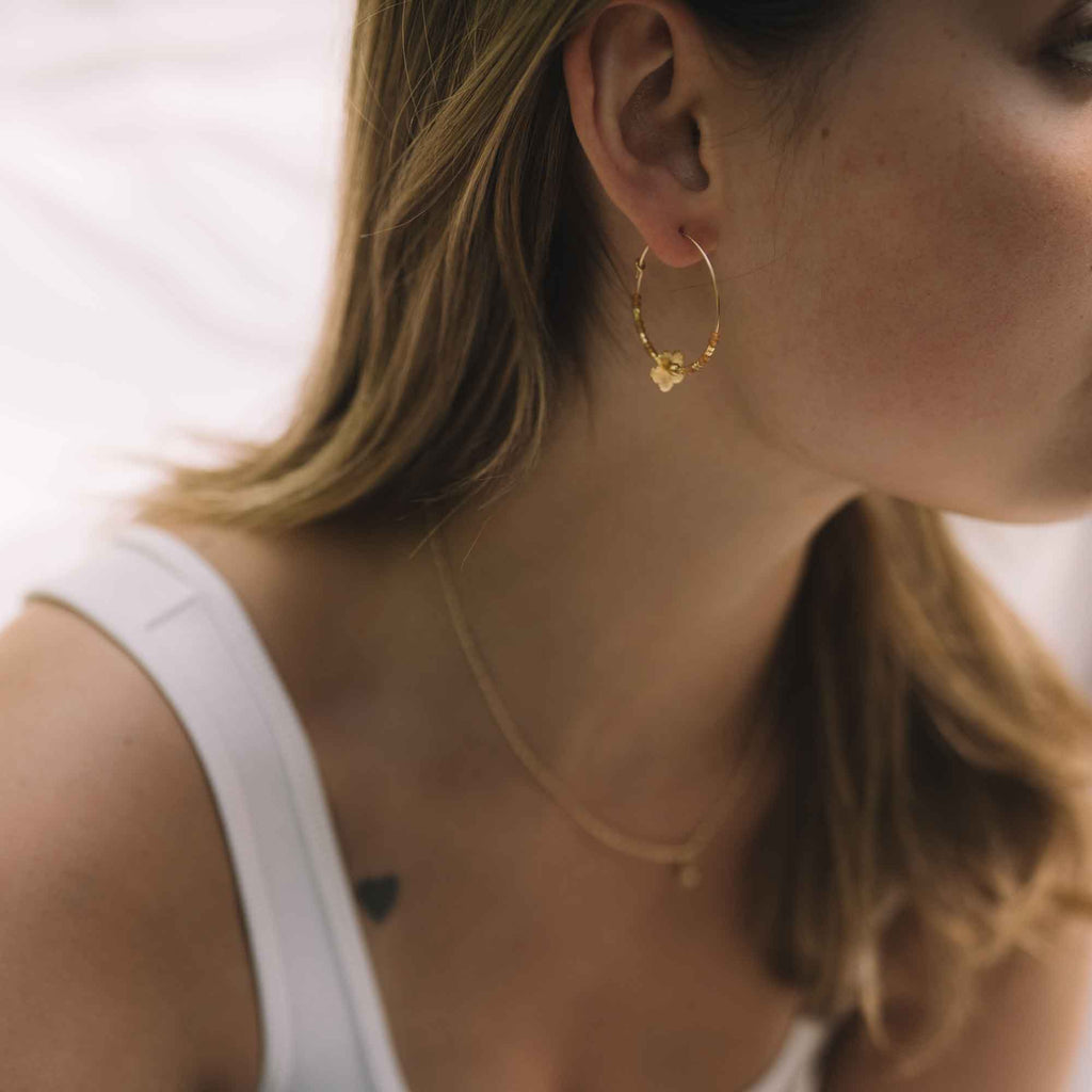SANDRINE DEVOST - SD1828 - FLORA LIGHT PINK 14K GF
