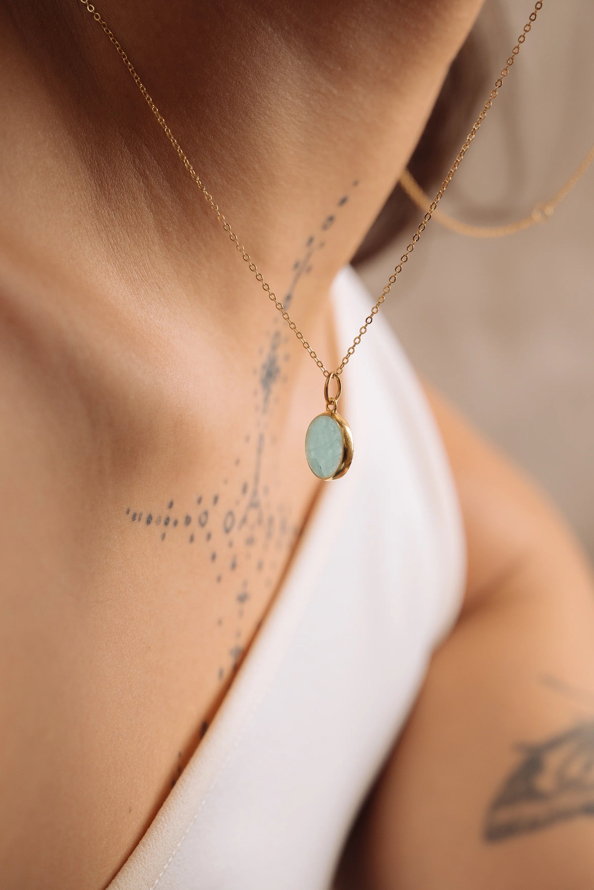 BOA - SIKKA NECKLACE WITH BIRTHSTONE