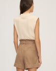MELISSA NEPTON - SHORT SPENCER - KHAKI - SS25