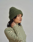 HEIRLOOM - MOHAIR CLOUD BEANIE - SAGE GREEN
