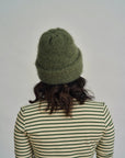 HEIRLOOM - MOHAIR CLOUD BEANIE - SAGE GREEN