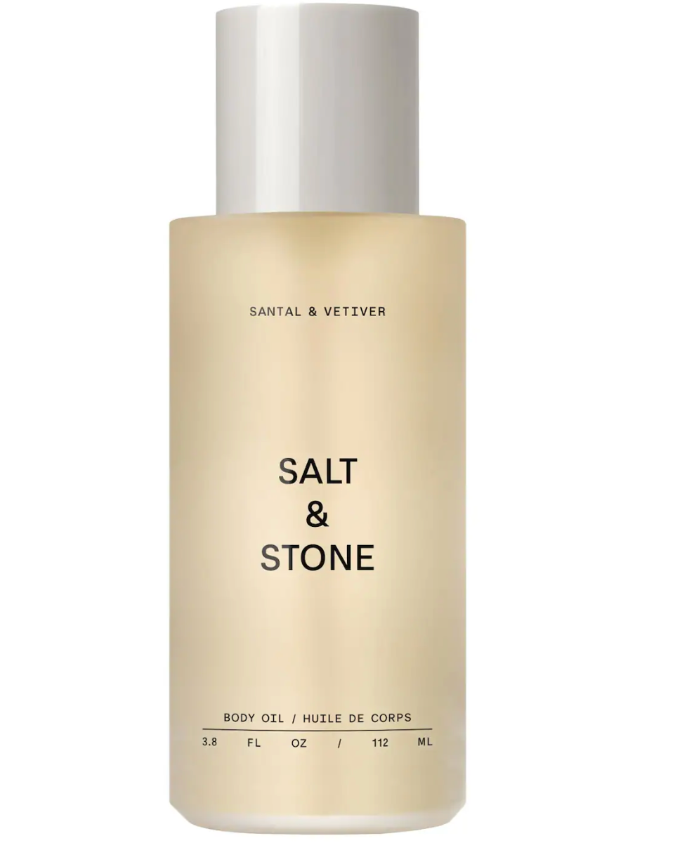 SALT &amp; STONE - HUILE POUR LE CORPS - SANTAL &amp; VETIVER