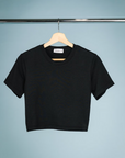 MERCEDES MORIN - PERFECT T-SHIRT - BLACK - SS26