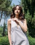 MAS MONTREAL - VALLETTA DRESS- PERIWINKLE - SS26