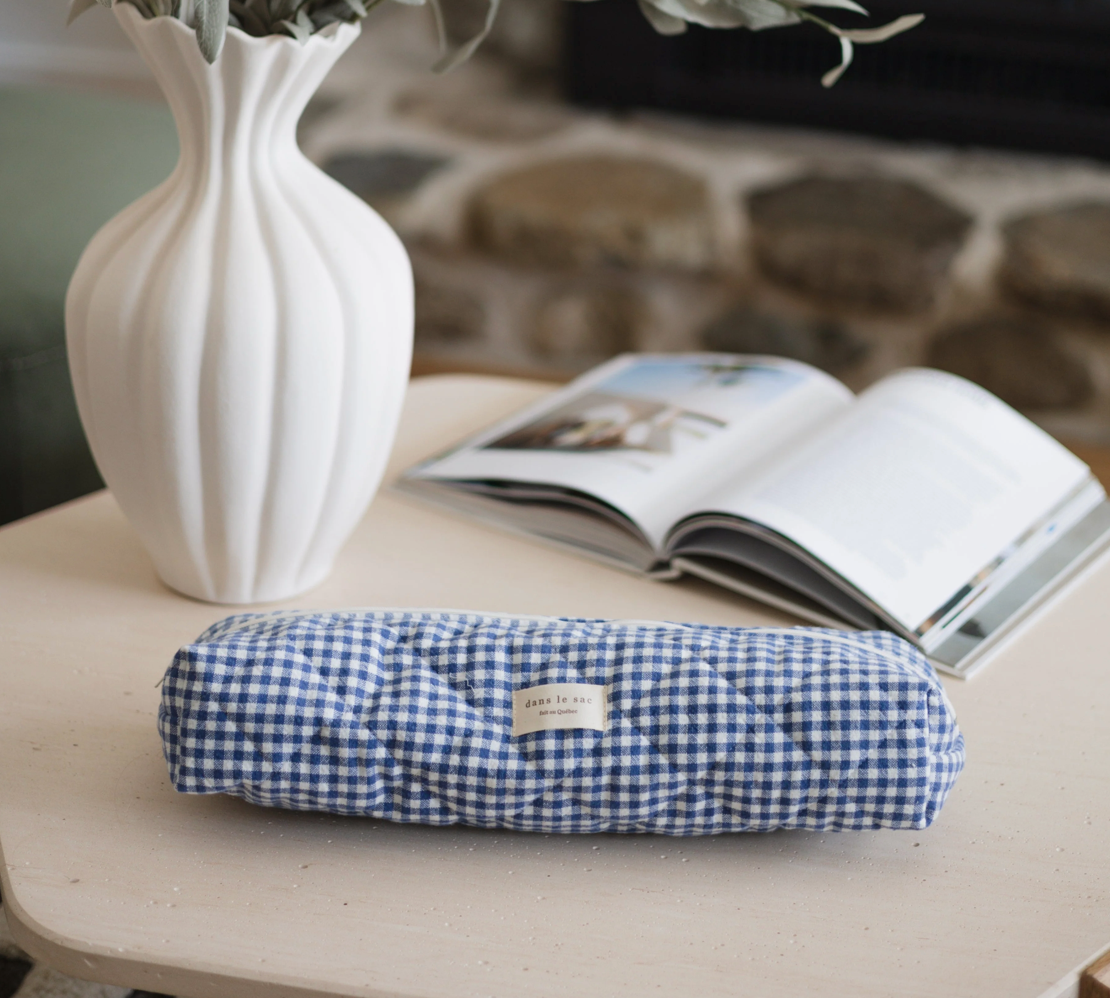 DANS LE SAC - LONGUE POCHETTE MATELASSÉ POUR LES OUTILS COIFFANTS