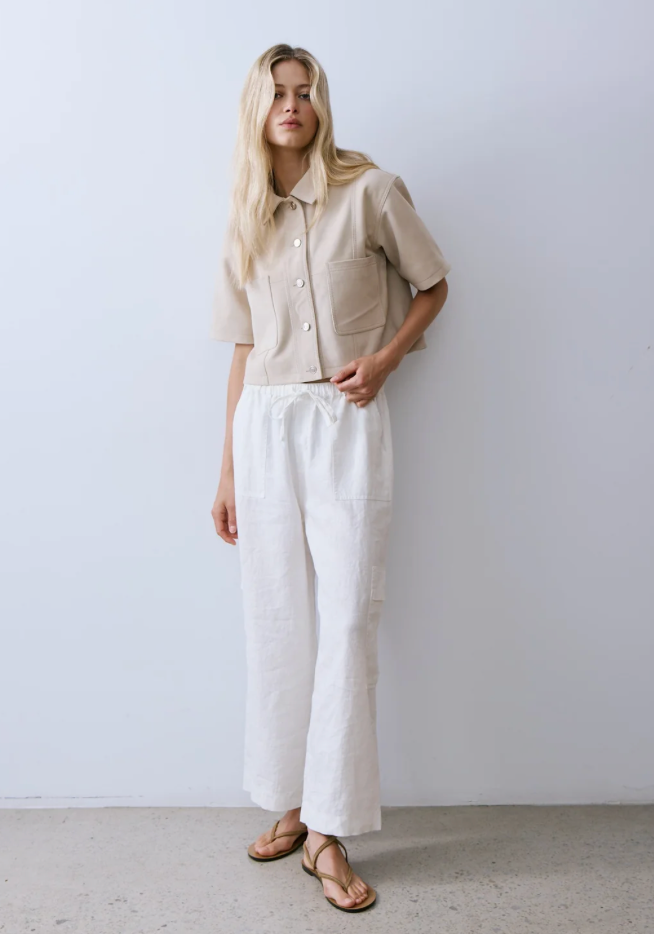 MELISSA NEPTON - PANTALON TONIO - BLANC- PÉ26