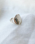 HAWKLY - SHIELD RING - SILVER