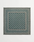 SKALL STUDIO - FOULARD CLASSIQUE - VERT FONCÉ/BRUN - 90X90 - AH26