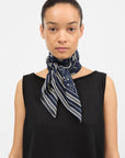 SKALL STUDIO - CLASSIC SCARF - DARK GREEN/BROWN - 90X90