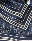SKALL STUDIO - CLASSIC SCARF - DARK GREEN/BROWN - 90X90