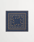SKALL STUDIO - FOULARD FLORAL - MARINE - 55X55 - AH26
