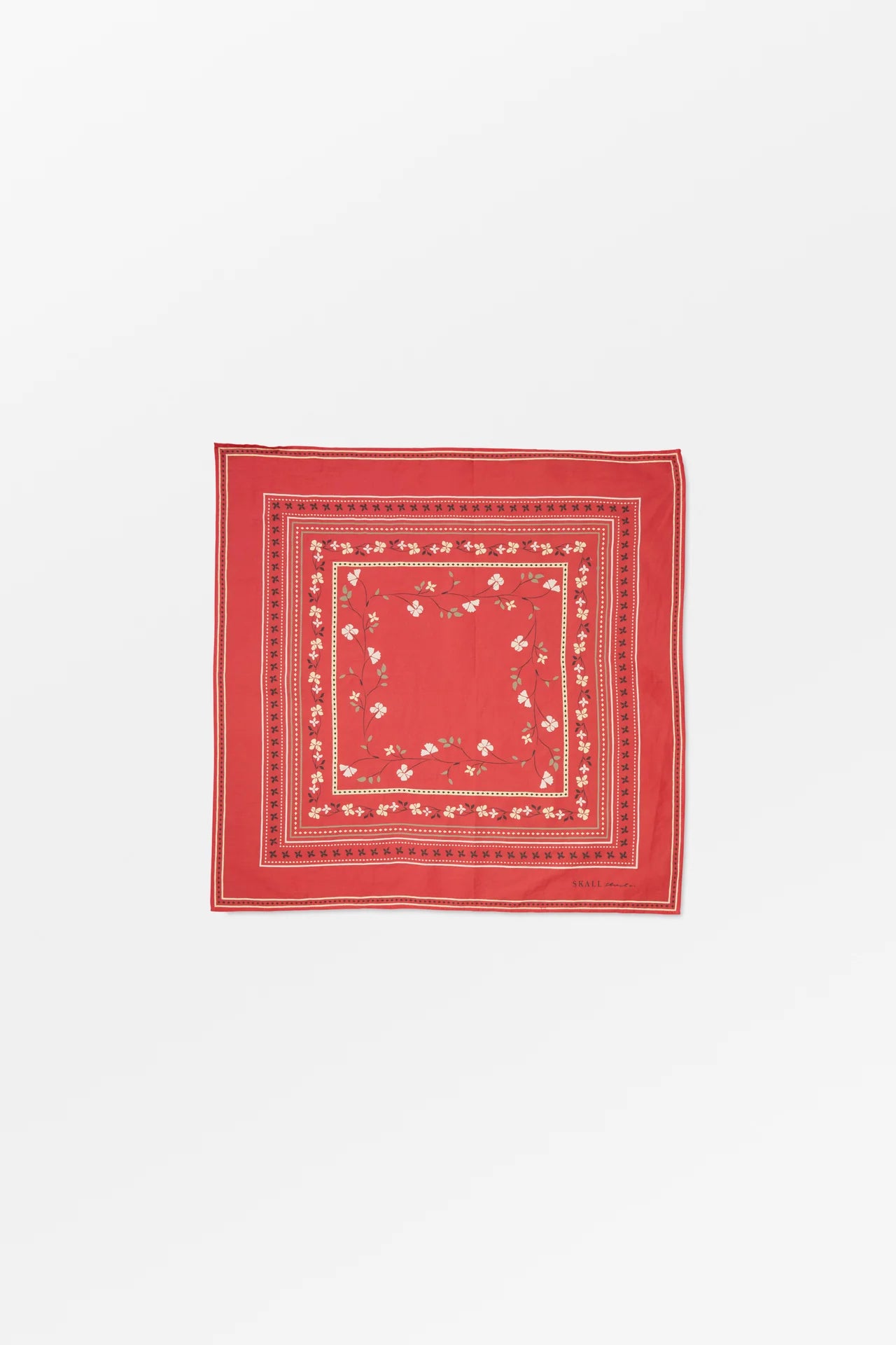 SKALL STUDIO - FLORAL SCARF - 55 X 55 - SS26