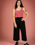 MERCEDES MORIN - PANTALON PALOMA 7/8 - NOIR - PÉ25