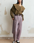 EVE GRAVEL - HAUT TUCK - KAKHI/GRIS - AH26