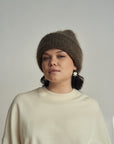 HEIRLOOM - MOHAIR CLOUD BEANIE - TAUPE