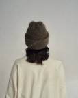 HEIRLOOM - MOHAIR CLOUD BEANIE - TAUPE