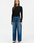 SKALL STUDIO - JEANS COURT TAYLOR - BLEU DÉLAVÉ VINTAGE - AH25