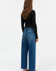 SKALL STUDIO - JEANS COURT TAYLOR - BLEU DÉLAVÉ VINTAGE - AH25