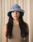 HEIRLOOM - THYM - CHAPEAU BOB FRONCÉ EN LIN