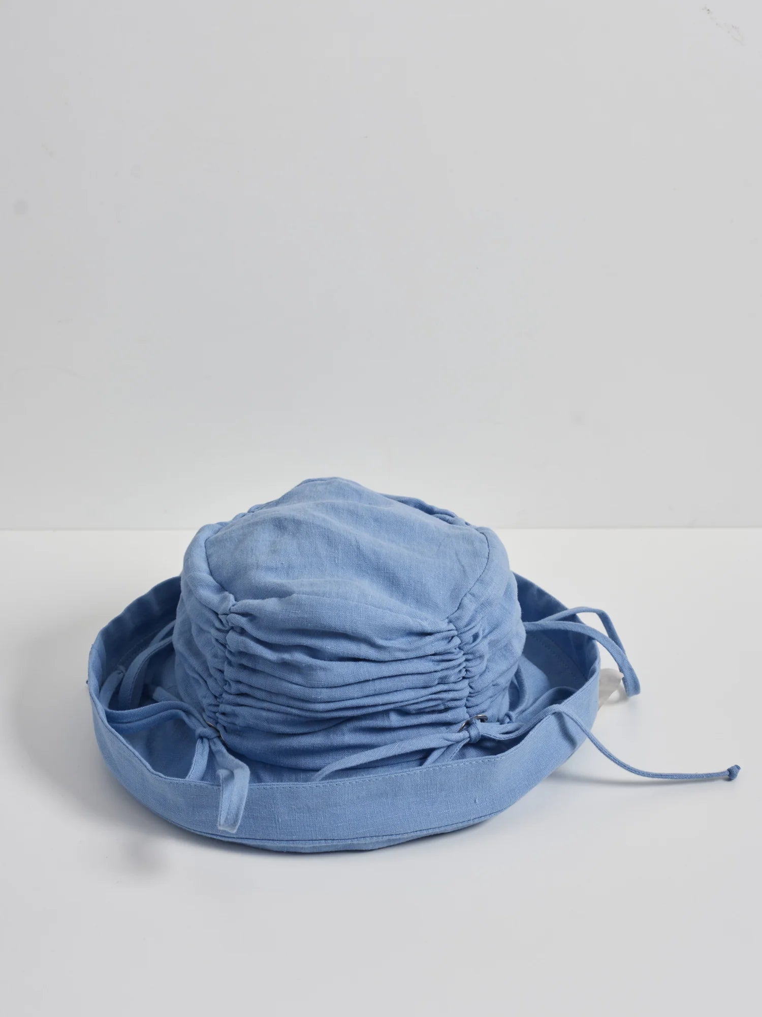HEIRLOOM - THYM - CHAPEAU BOB FRONCÉ EN LIN