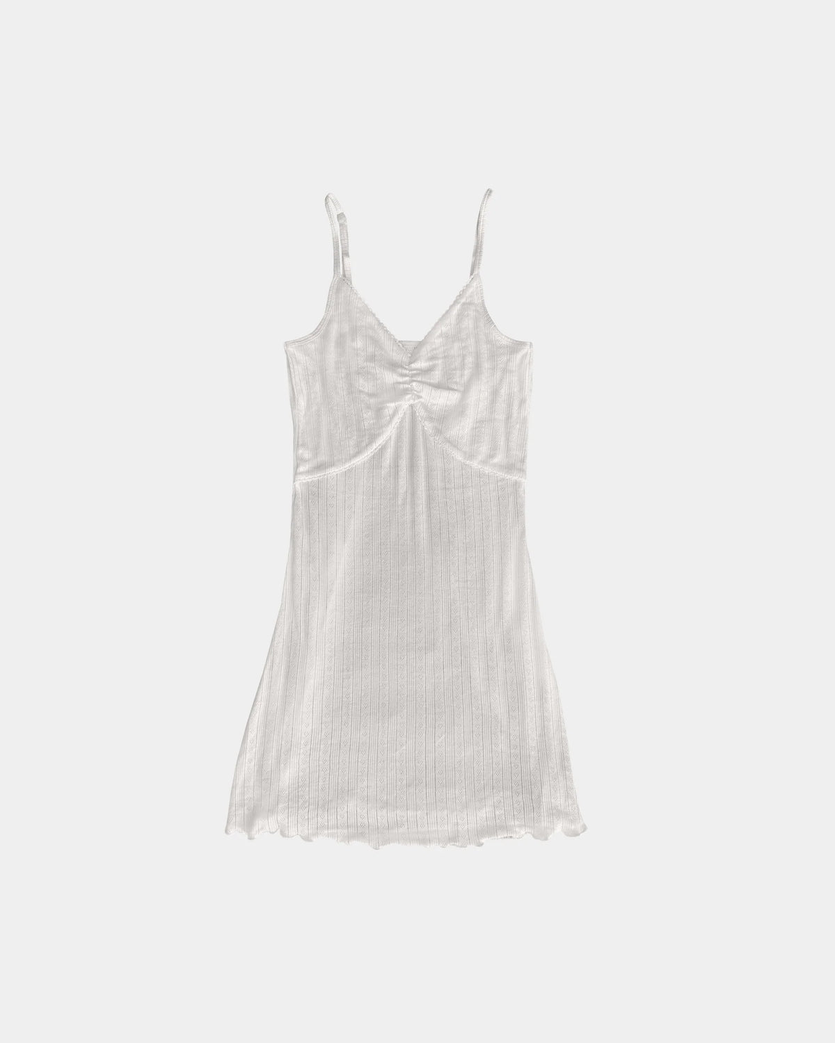 Q FOR QUINN - ROBE NUISETTE EN POINTELLE - NATUREL