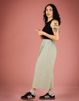MERCEDES MORIN - PANTALON PALOMA 7/8 - SAUGE - PÉ25