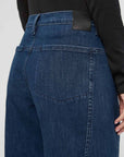 DUER - DENIM PERFORMANCE BARREL TAILLE HAUTE - DARK STONE AH26