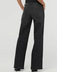DUER - PERFORMANCE DENIM LARGE TAILLE HAUTE - NOIR DÉLAVÉ