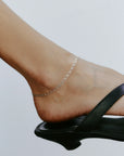 WOLF CIRCUS - SAM ANKLE CHAIN - SILVER