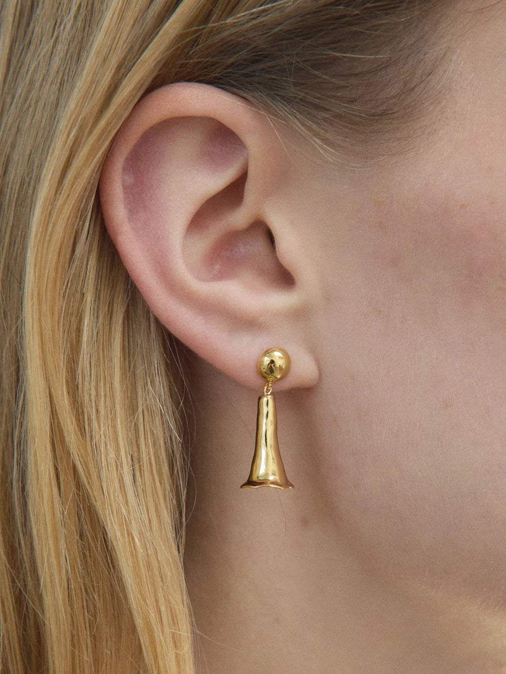 WOLF CIRCUS - BOUCLES D'OREILLES IRIS - PLAQUÉ OR