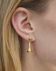 WOLF CIRCUS - BOUCLES D'OREILLES IRIS - PLAQUÉ OR