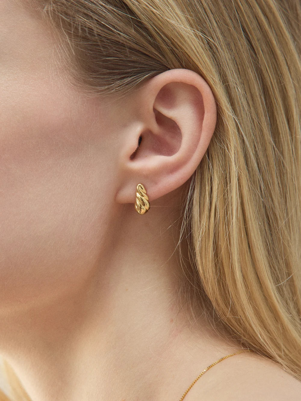 WOLF CIRCUS - BOUCLES D'OREILLES JOCELYN - PLAQUÉ OR