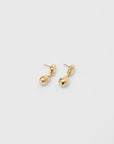 WOLF CIRCUS - BOUCLES D'OREILLES PINTO - PLAQUÉ OR