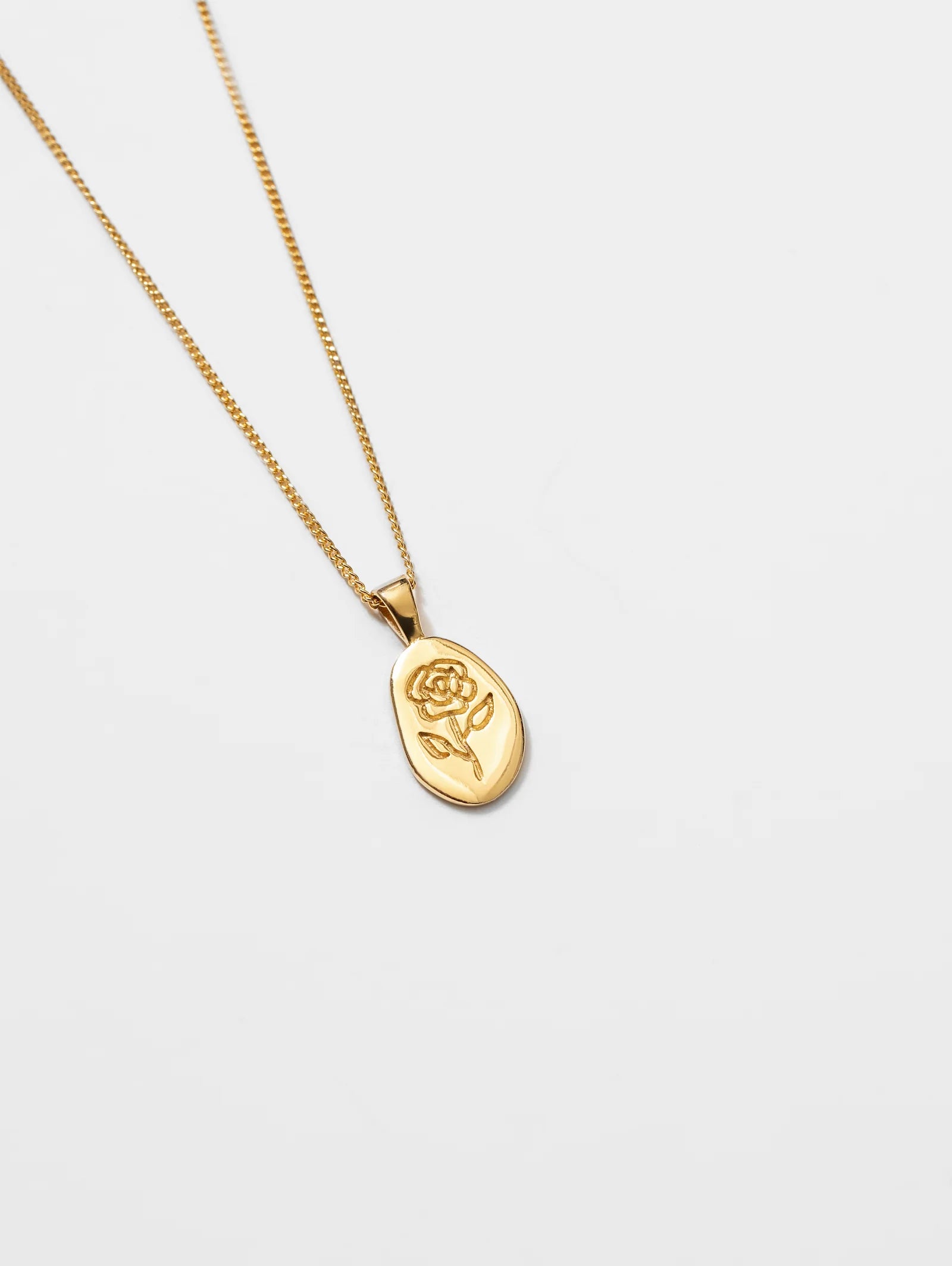 WOLF CIRCUS - ROSE NECKLACE - GOLD