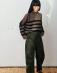 EVE GRAVEL - TRICOT WEASLEY - BRUN/NOIR - AH26