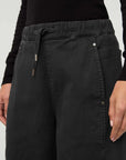 DUER - PANTALON FLEX TWILL À ENFILER- NOIR - PÉ26