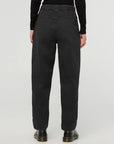 DUER - PANTALON FLEX TWILL À ENFILER- NOIR - PÉ26