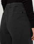 DUER - PANTALON FLEX TWILL À ENFILER- NOIR - PÉ26