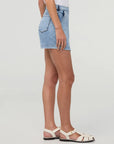 DUER - PERFORMANCE DENIM WRAP SKORT - LIGHT STONE - SS26