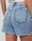 DUER - PERFORMANCE DENIM WRAP SKORT - LIGHT STONE - SS26