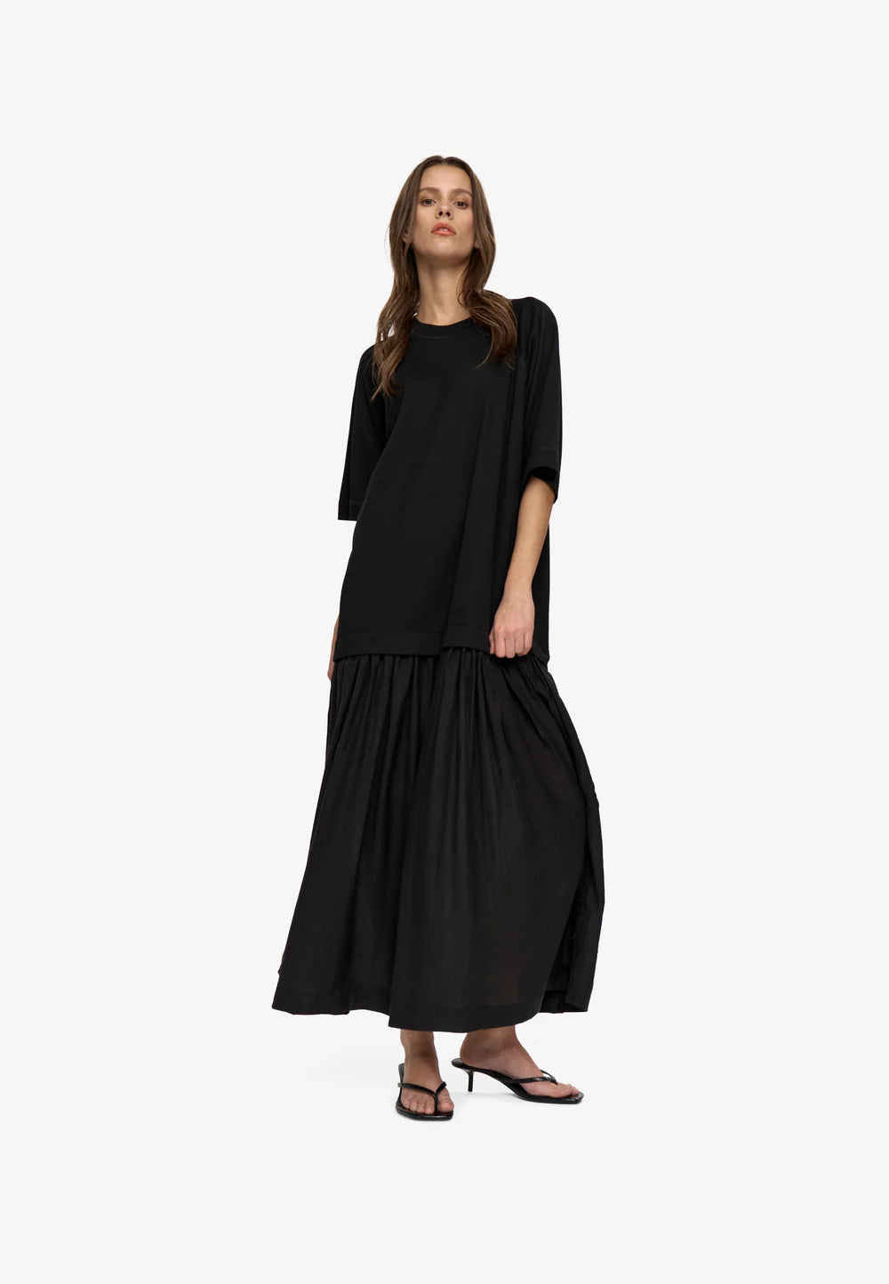 MINIMUM - ROBE LONGUE WILEY - NOIR - AH26