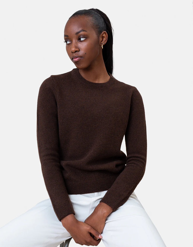 Merino wool sales crew neck sweater