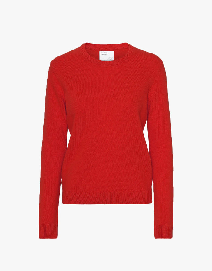 COLORFUL STANDARD - CHANDAIL CLASSIQUE MERINO - ROUGE SCARLET