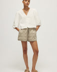 MELISSA NEPTON - ZAHRA TOP - OFF-WHITE - SS25