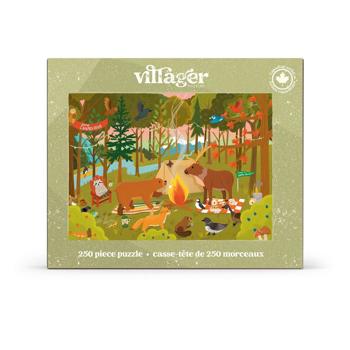 VILLAGER PUZZLES - CAMP CANADIANA - 250 MORCEAUX
