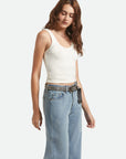 BRIXTON - CAMISOLE POINTELLE - BLANC CASSÉ - AH25