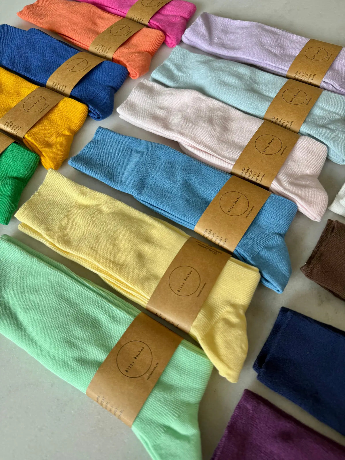 BILLY BAMBOO - CHAUSSETTES HAUTES EN COTON INTELLIGENT